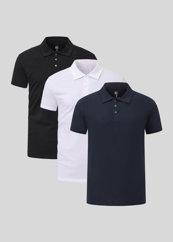Basis Polo 3-pack