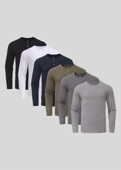 Hue Henley 6er-Pack