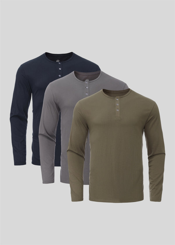 Rhapsody Henley 3er-Pack