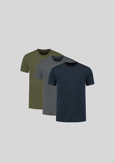 Rhapsody Rundhals 3er-Pack