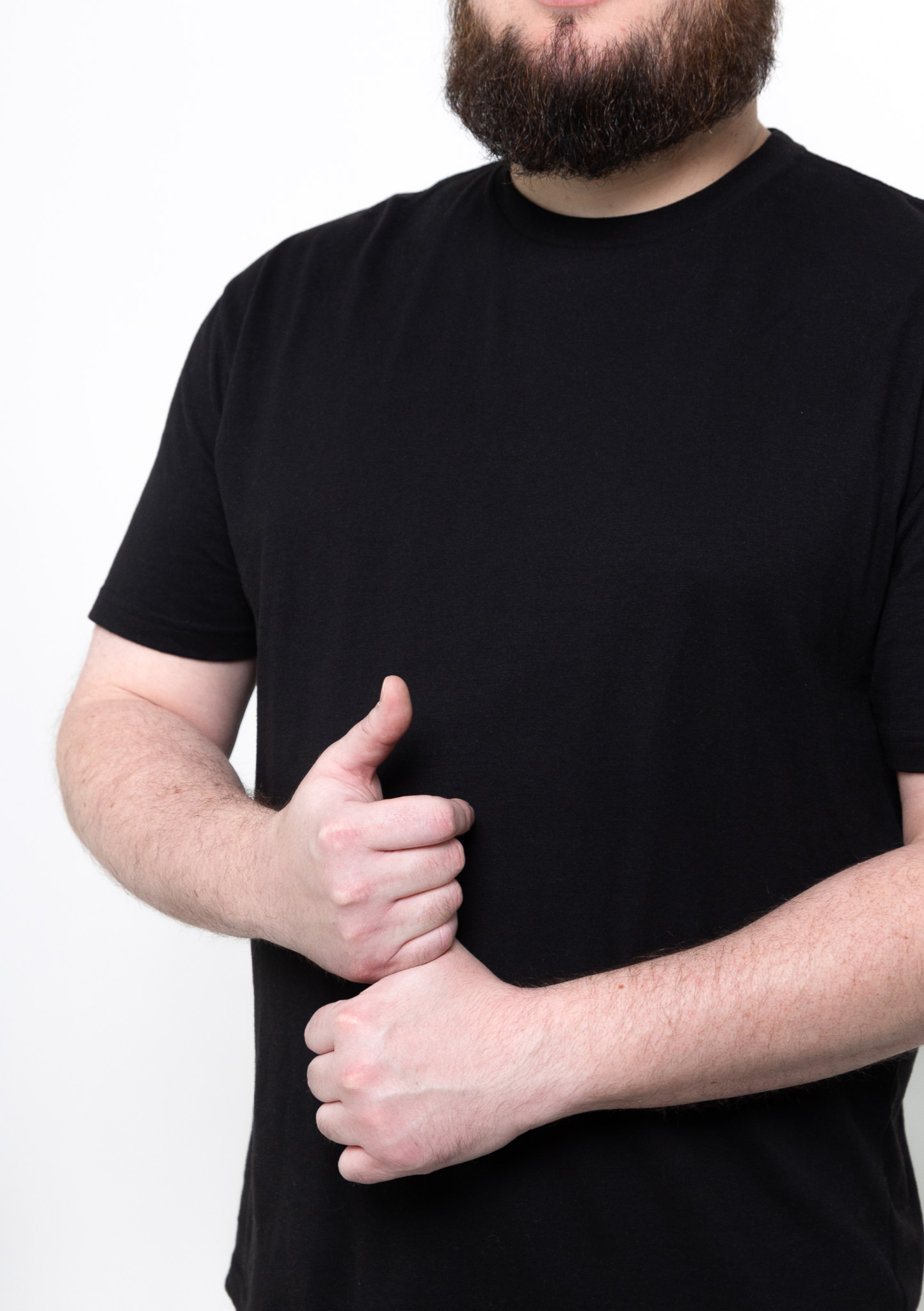 Das Basis 3er-Pack Rundhals