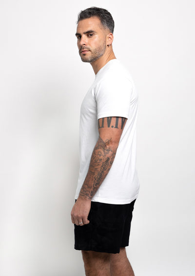 Weiß Rundhals 9er-Pack