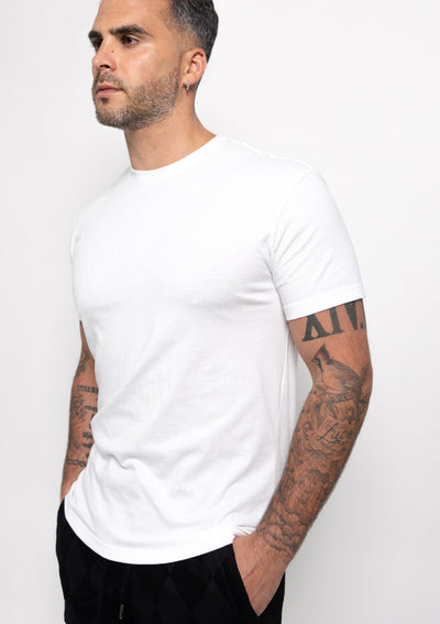 Weiß Rundhals 12er-Pack