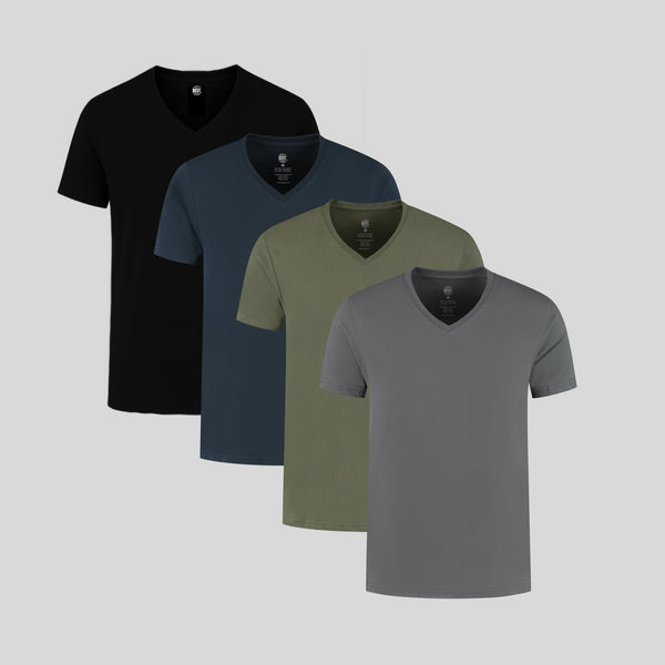 Voordeel V-neck 4-pack