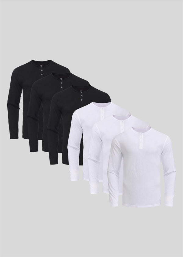 Yinyang Henley 6er-Pack