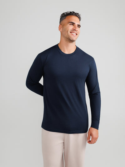 Basis Langarmshirt 3er-Pack