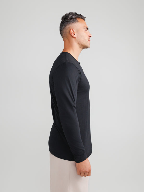 Basis Langarmshirt 3er-Pack