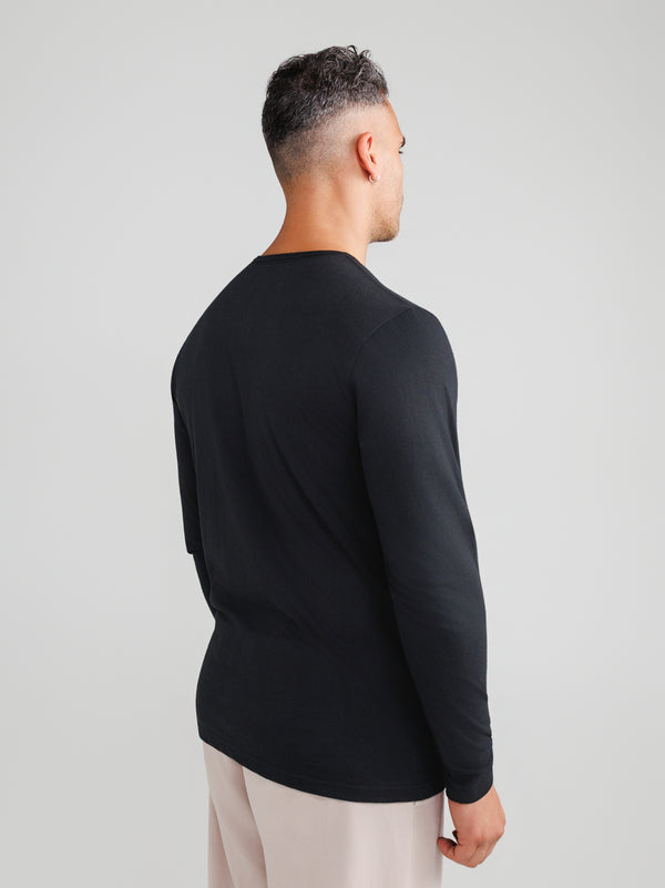 Basis Langarmshirt 3er-Pack