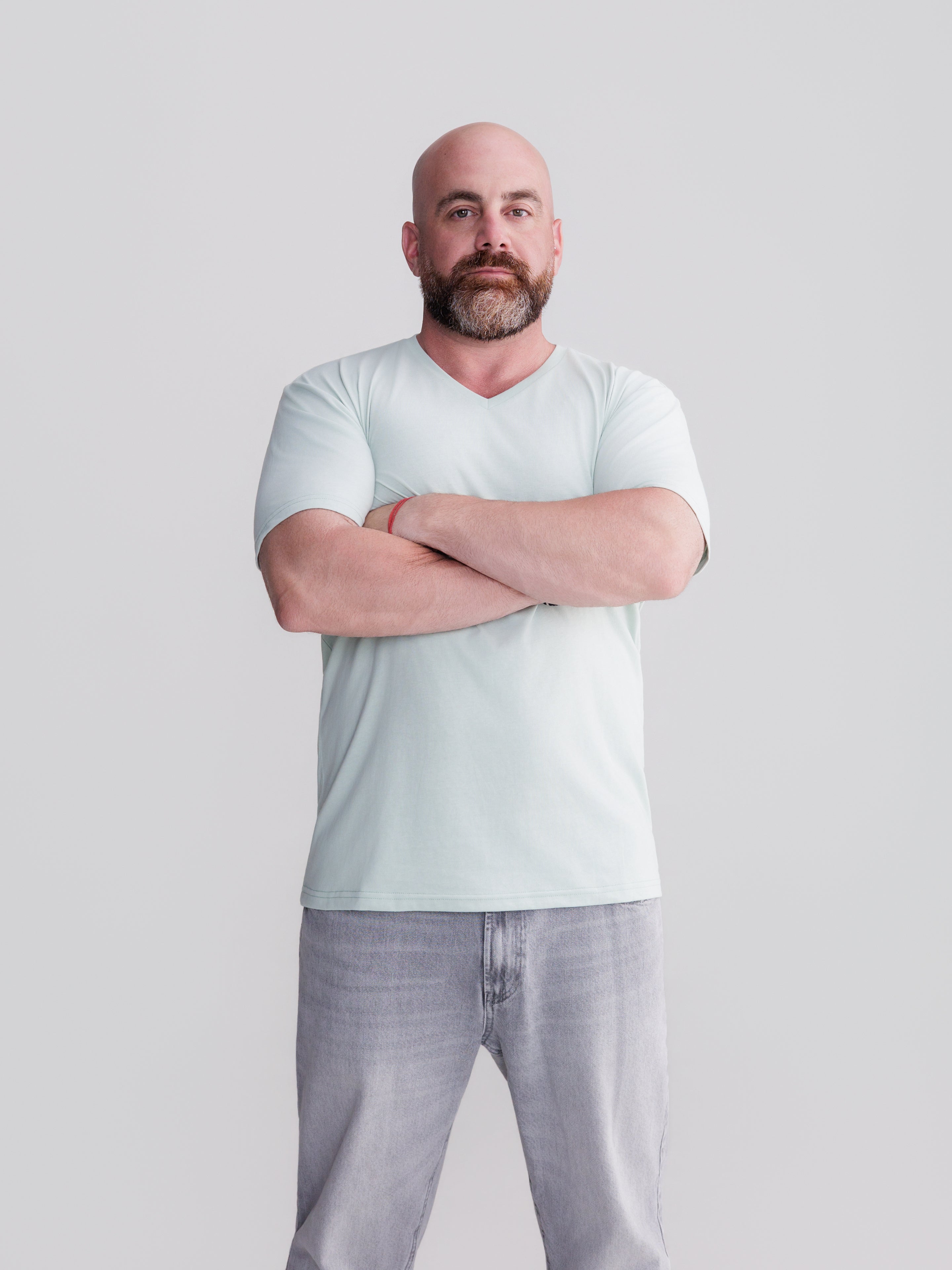 Mint Green V-Neck