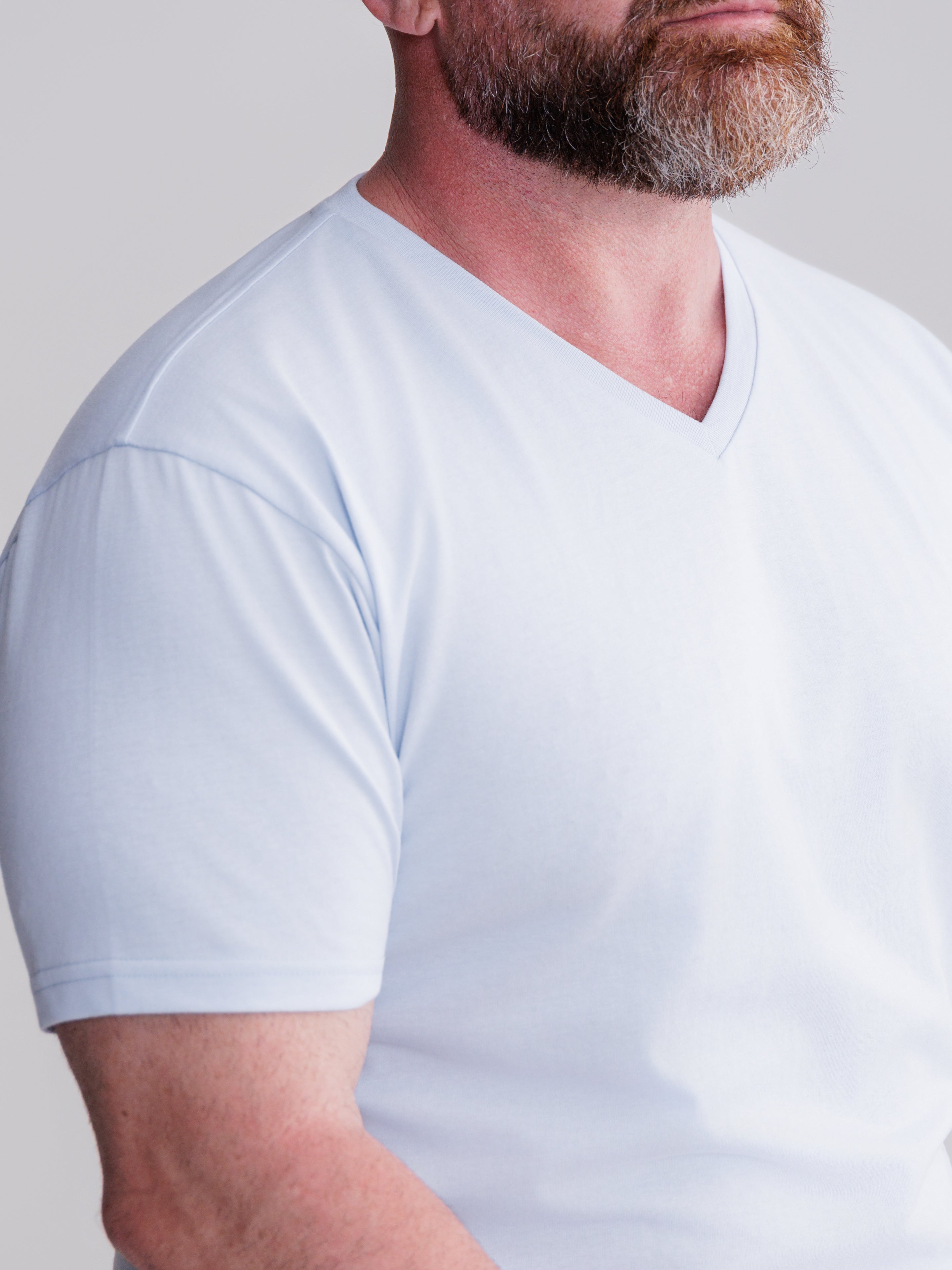 Cool Blue V-Neck